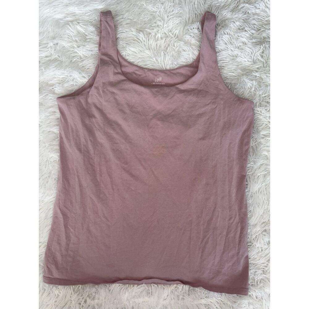 J. Jill Women’s L dusty Rose “Perfect Shelf Bra tank” Soft, Exc. Quality & Cond
